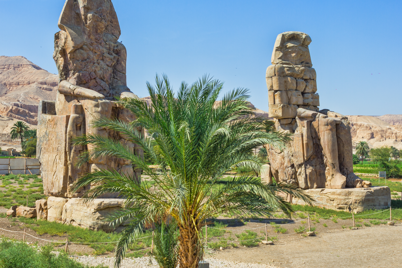 Colossi of Memnon & Horse Riding